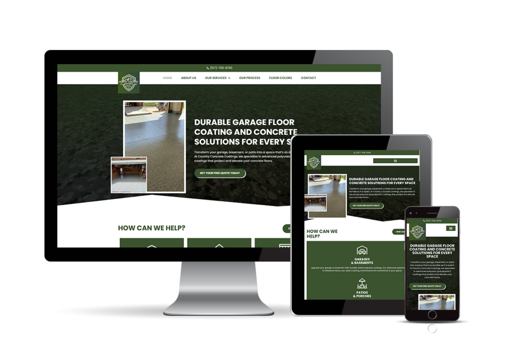 Country Concrete Coatings project portfolio